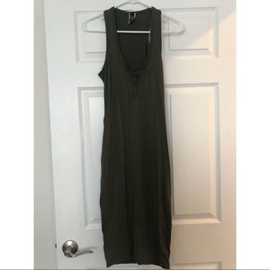 NWOT Green tank dress